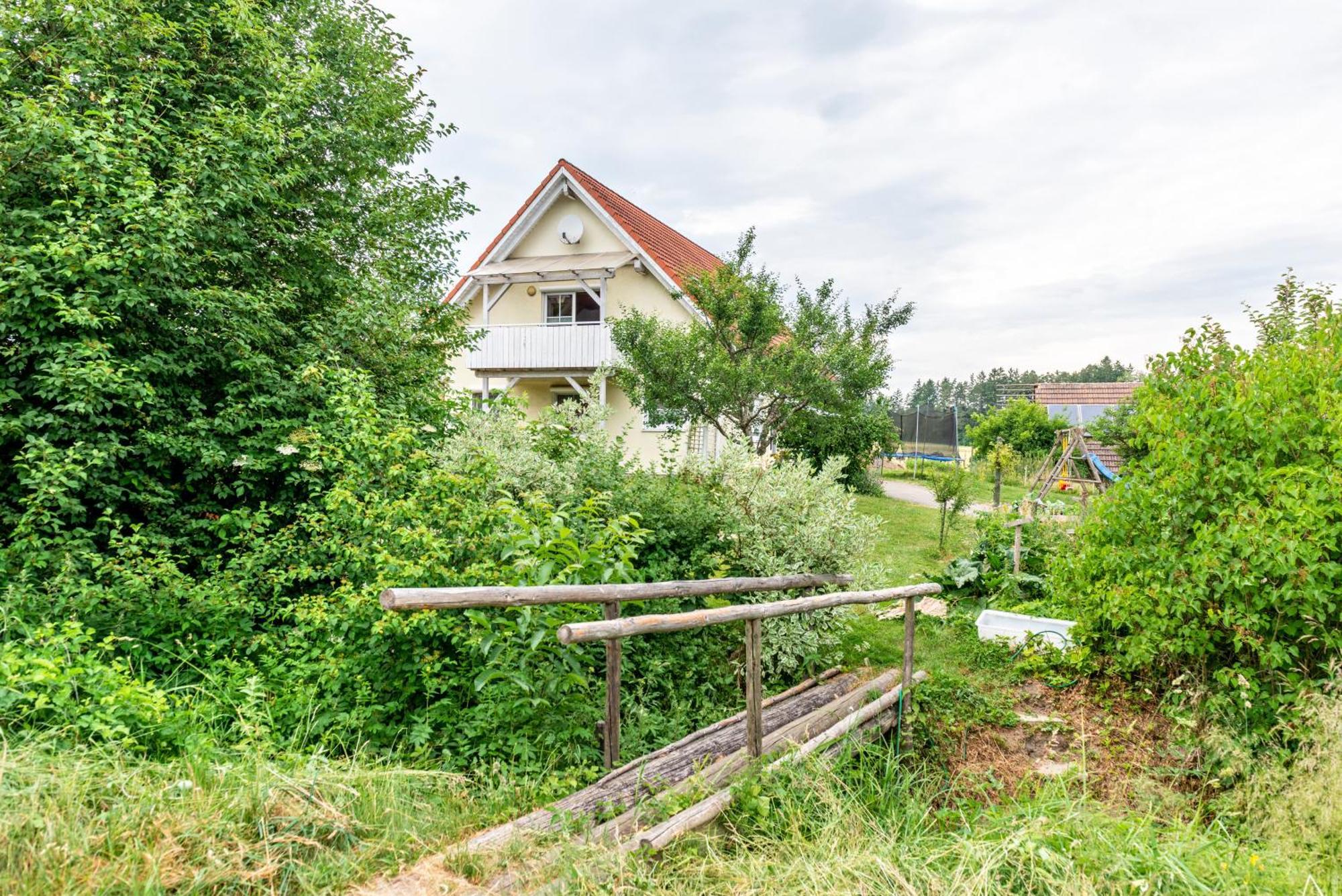 Beutenmuehle Straussenfarm Dach Owingen Kültér fotó